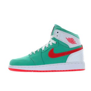 [해외]나이키 에어 조던 1 하이 베르데  Nike Air Jordan 1 High Verde Infrared White GS 332148-329