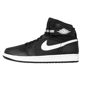 [해외]나이키 에어 조던 1 하이 스트랩 Nike Air Jordan 1 High Strap Black white 342132-003