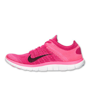 [해외]나이키 우먼스 프리 4.0 플라이니트 핑크 Nike Wmns Free 4.0 Flyknit Pink Flash Fireberry 631050-601