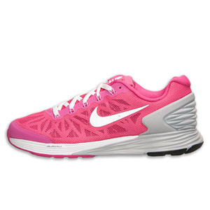 [해외]나이키 루나글라이드 6 런닝화 핫핑크 Nike Lunarglide 6 Running shoe Hot Pink Metallic Silver 654156-601