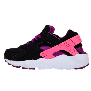 [해외]나이키 허라취 트레이너 블랙 핑크 Nike Huarache Run Trainer Black Pink Pow GS 654280-001