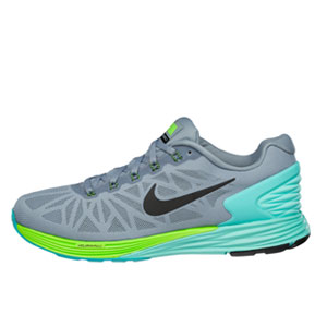 [해외]나이키 루나글라이드 6  Nike Lunarglide 6 Magnet Grey Electric Green 654433-007